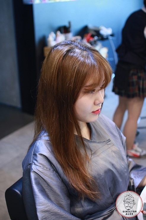 korea korean kpop idol girl group band kdrama actress trending fiery red bold two block haircut before cut hairstyles for girls kpopstuff
