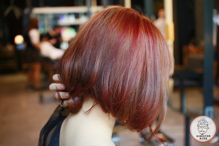 korea korean kpop idol girl group band kdrama actress trending fiery red bold two block haircut short bob hairstyles for girls kpopstuff