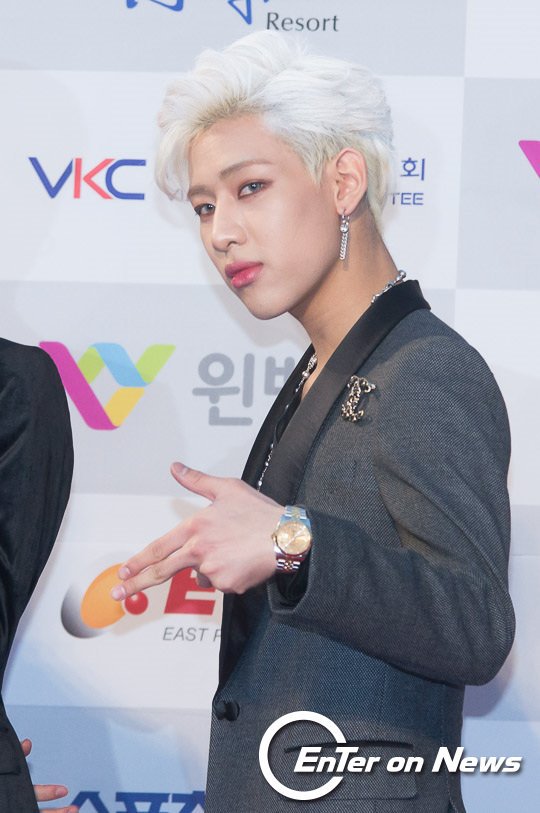 korea korean kpop idol boy band group got7 bambam's blonde hair never ever platinum hair color dye hairstyles guys men kpopstuff