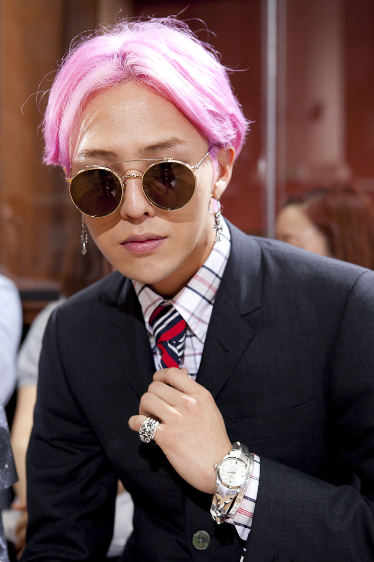 Korean Kpop Boy Band Group Idol Big Bang Vip Gdragon Pink Dyed