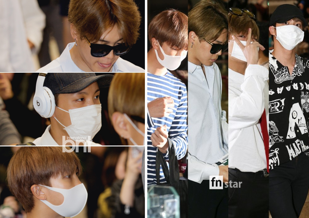 BTS AIRPORT LOOKS - MAY 10, 2017 - Kpop Korean Hair and Style