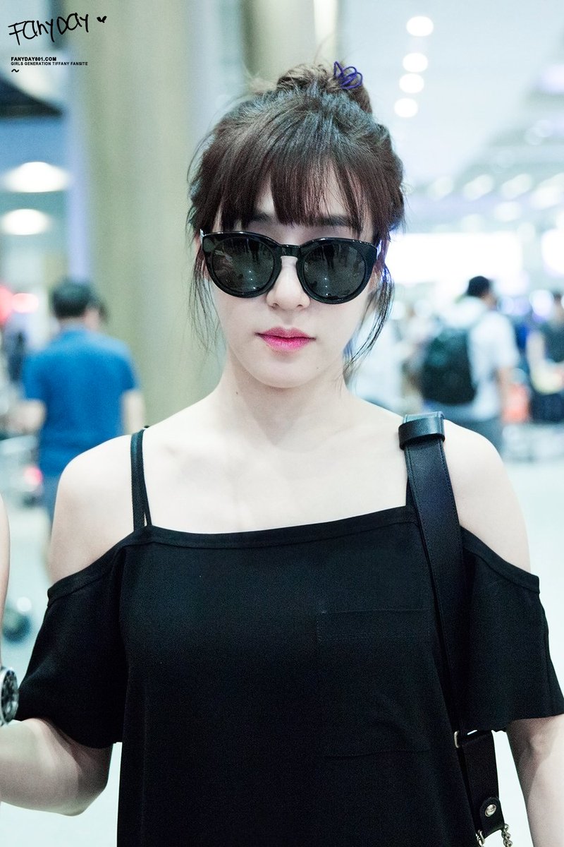 Snsd Tiffany S Cropped See Through Bangs Kpop Korean Hair And Style